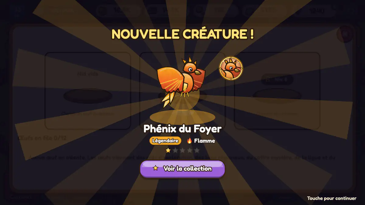 Capture d’écran: Fais éclore dragons et créatures